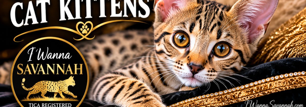 Savannah cat kittens
